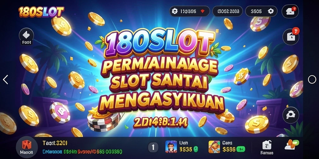 Tampilan gameplay 180SLOT yang mengundang antusiasme.