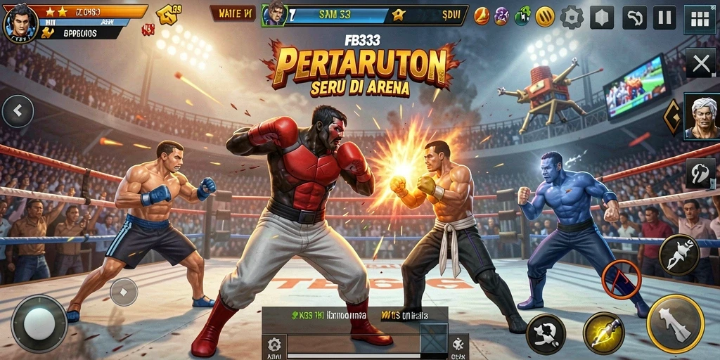 Tampilan gameplay FB333 yang menegangkan dan penuh aksi.