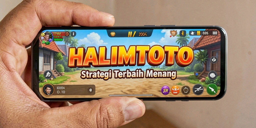 Tampilan gameplay menarik dari HALIMTOTO yang menguji strategi pemain.