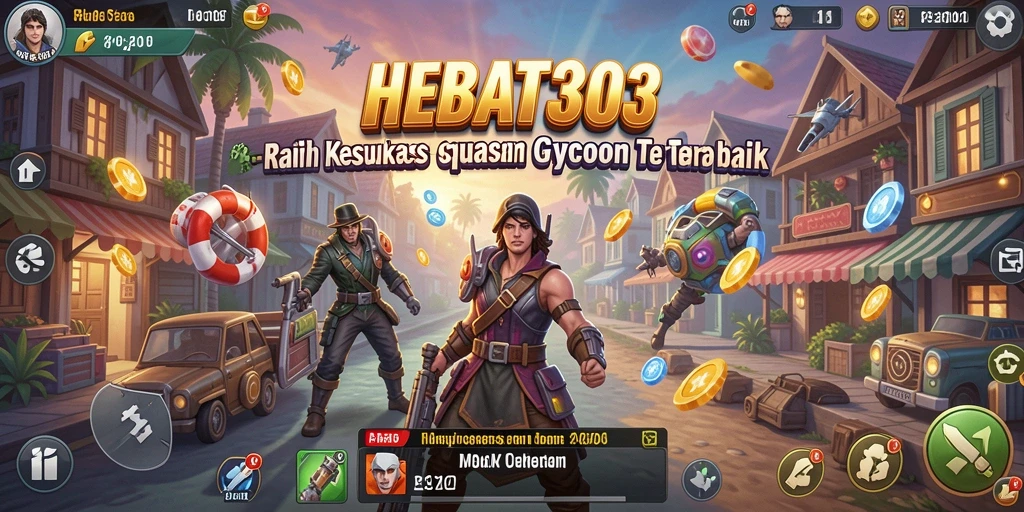 Tampilan gameplay HEBAT303: merasakan keseruan membangun imperium bisnis.