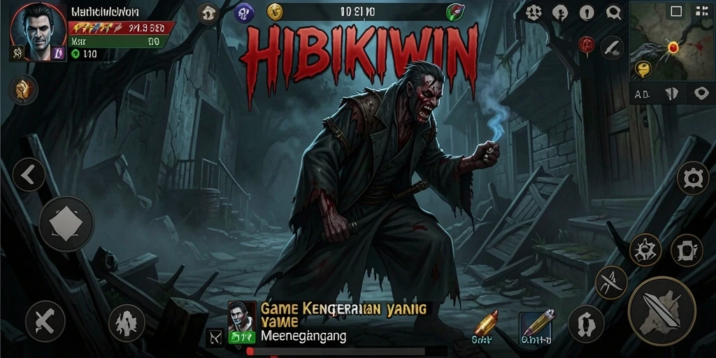 Tangkapan layar menampilkan momen menegangkan di HIBIKIWIN
