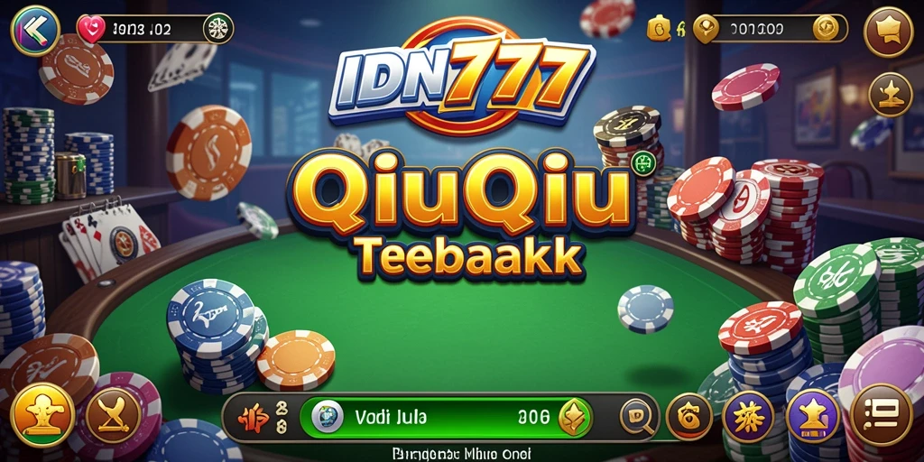 Tampilan gameplay seru dari IDN777, penuh tantangan QiuQiu.
