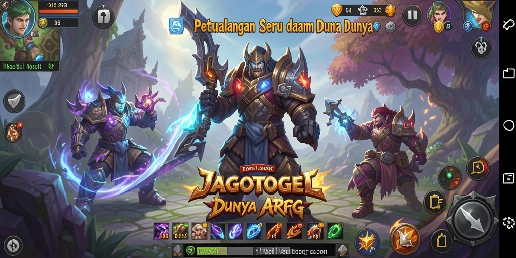 Tangkapan layar JAGOTOGEL menunjukkan aksi pertarungan epik dalam gameplay ARPG.