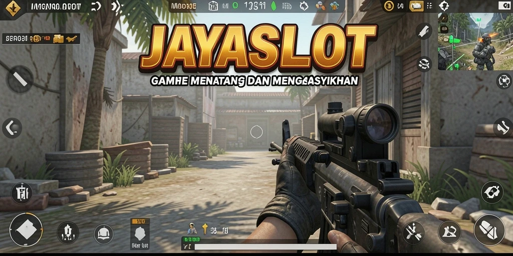 Screenshot gameplay seru dari JAYASLOT yang menampilkan aksi pertempuran.