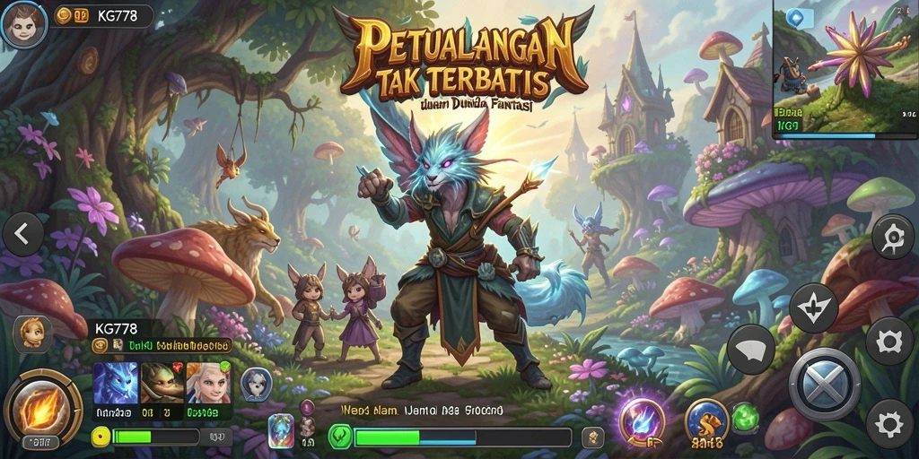 Tampilan menarik dari gameplay RPG yang penuh aksi dan petualangan.