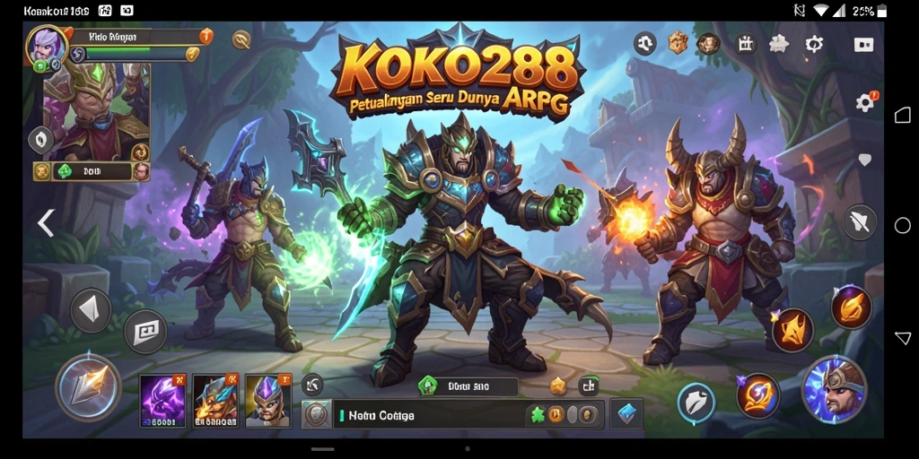 Tampilan gameplay KOKO288 yang mendebarkan dalam dunia ARPG.
