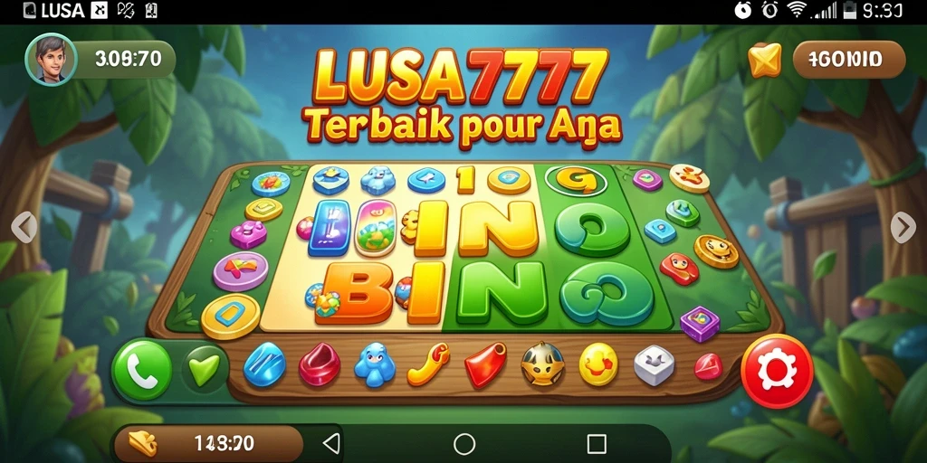 Screenshot gameplay LUSA777 menampilkan suasana Bingo yang seru.