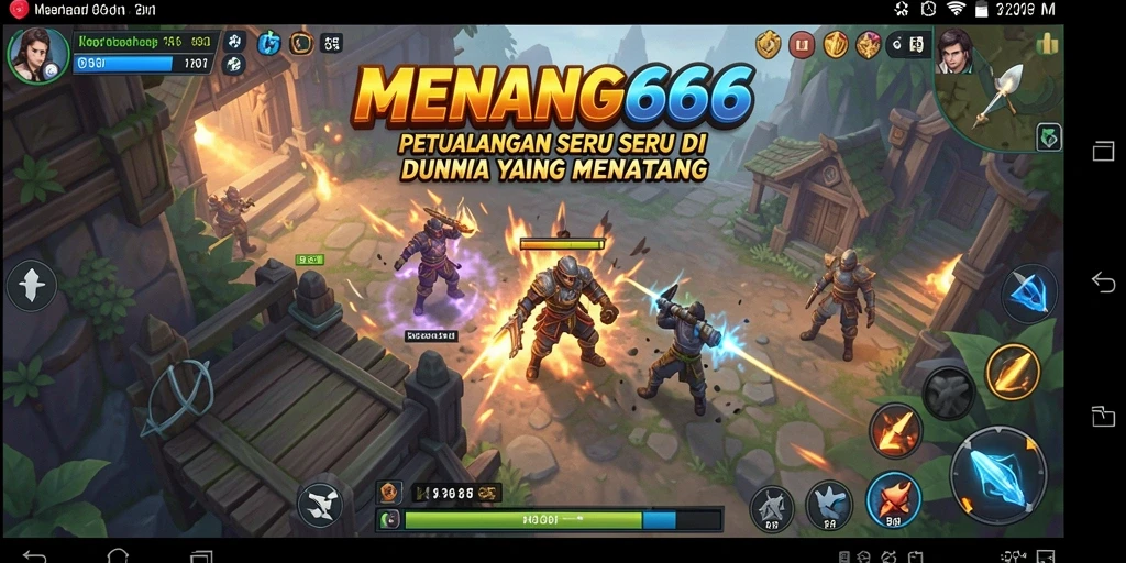 Tampilan gameplay dari MENANG666 yang penuh aksi dan petualangan.