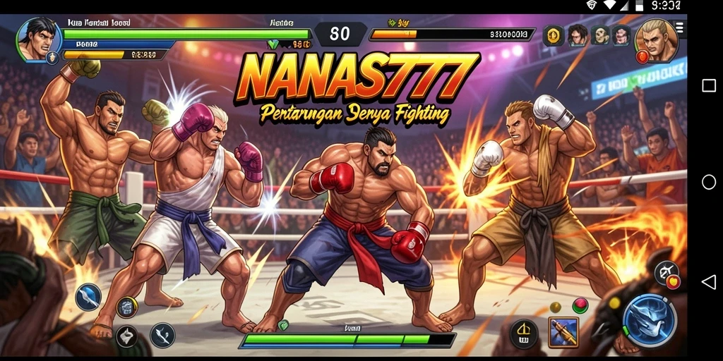 Tampilan gameplay NANAS777 yang intens dan mendebarkan.