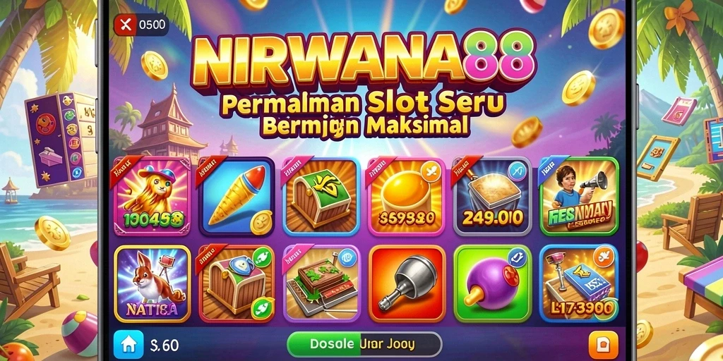 Tampilan gameplay menarik dari NIRWANA88 dengan berbagai slot.