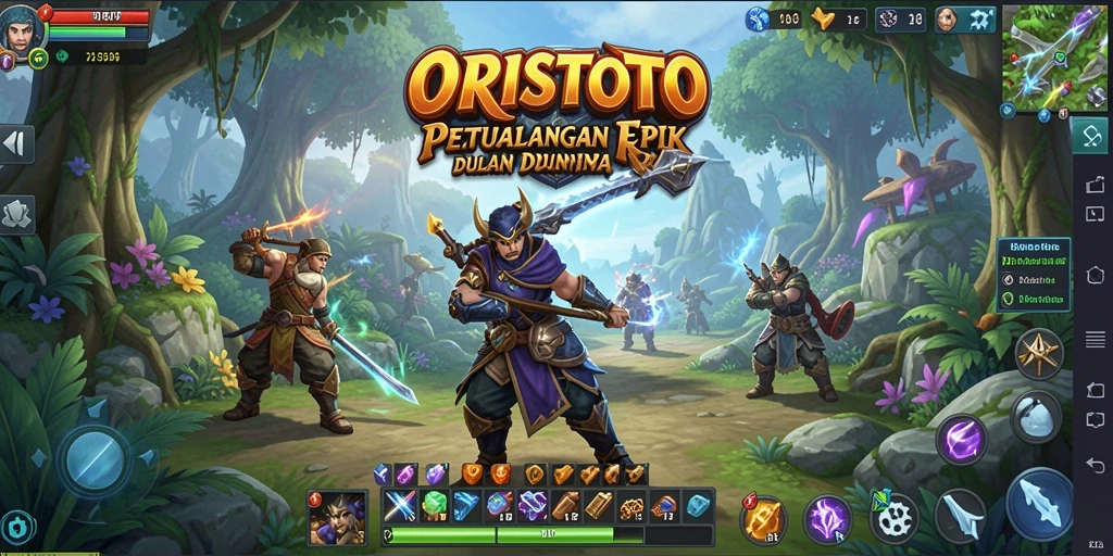 Tampilan gameplay epik dari ORISTOTO yang menarik dan seru.