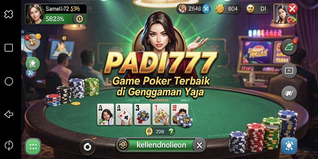Tampilan gameplay PADI777 yang mengasyikkan di layar smartphone.