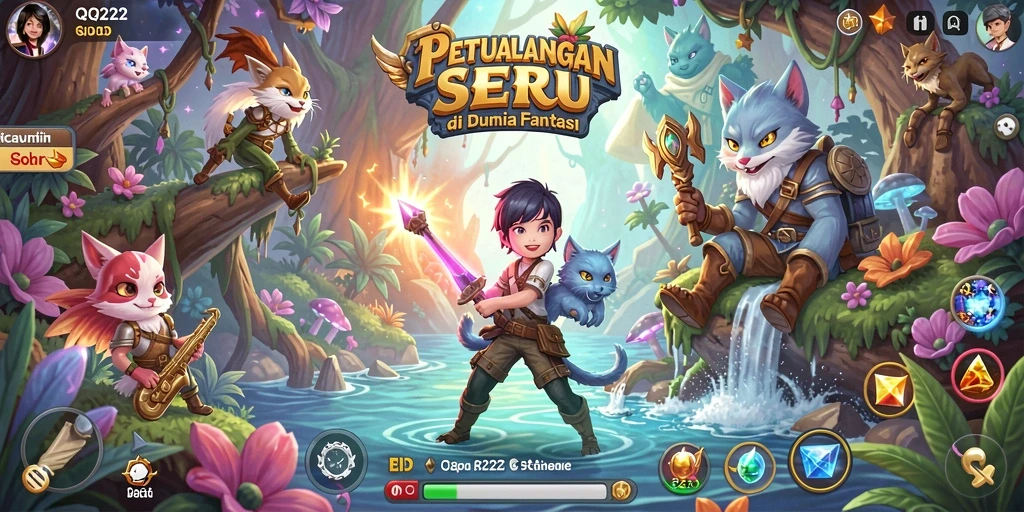 Gameplay menarik di dunia petualangan QQ222 dengan visual yang menakjubkan.