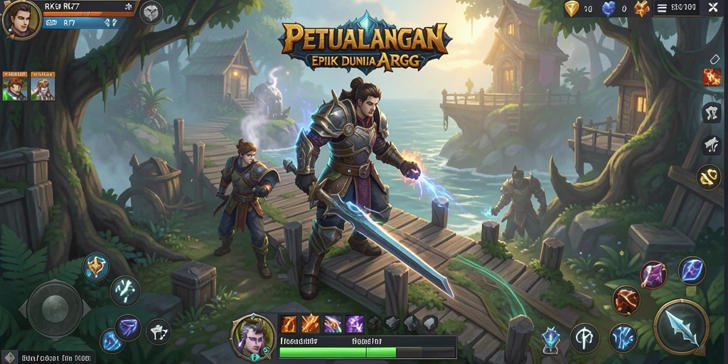 Gameplay ARPG penuh aksi dan strategi di RK77.