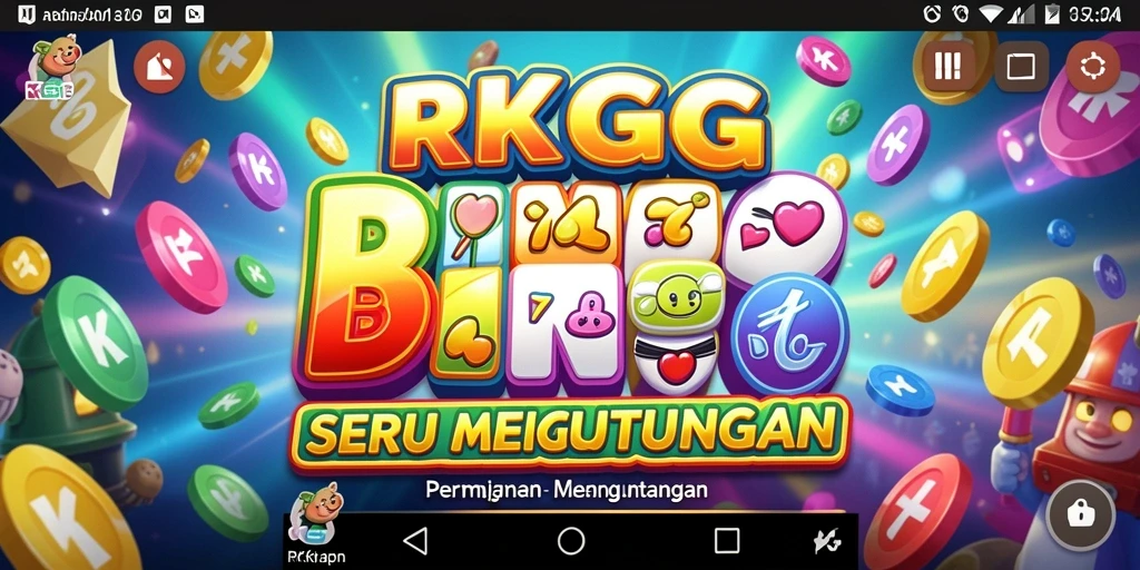 Tampilan gameplay RKGG yang menarik dan mengasyikkan saat bermain Bingo.