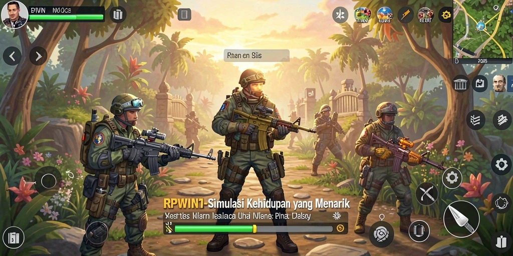 Tampilan gameplay RPWIN1 yang menarik dan interaktif.