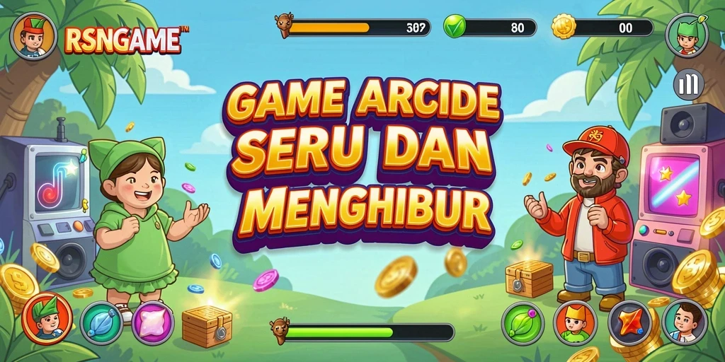 Screenshot RSNGAME menampilkan aksi gameplay Arcade yang seru.