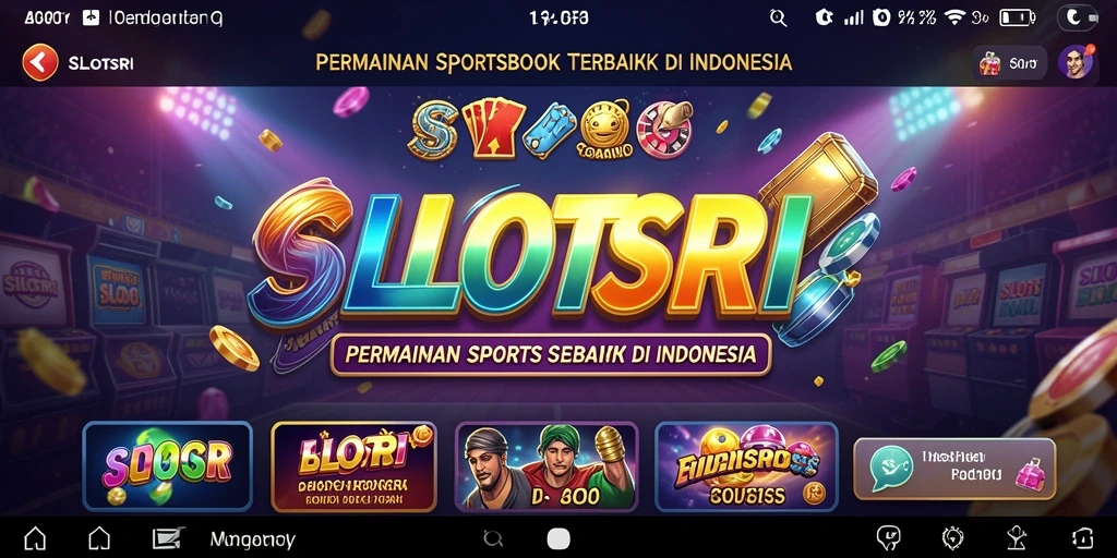 Tampilan antarmuka menarik dari SLOTSRI saat memainkan Sportsbook.