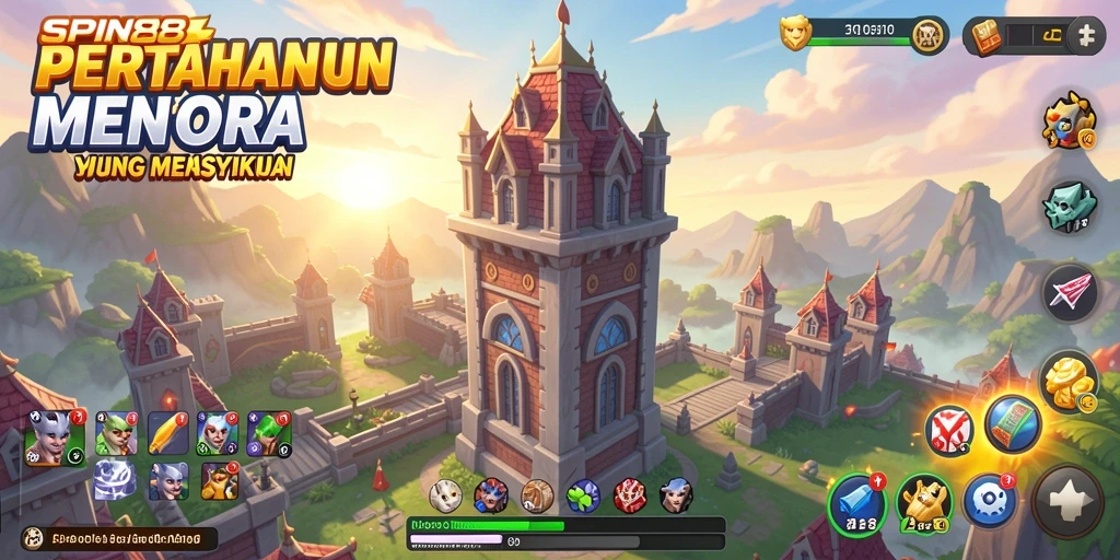 Menampilkan gameplay seru dan menantang di SPIN88.