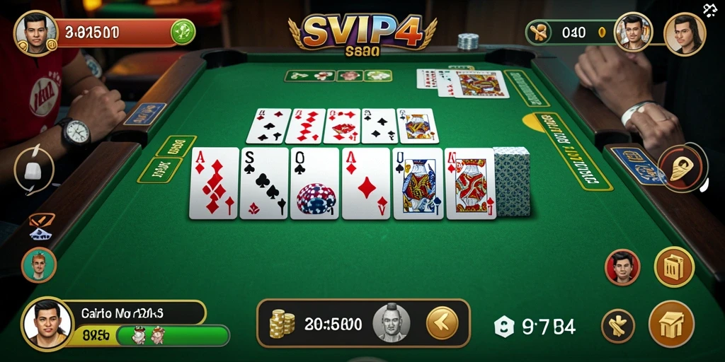 Tangkapan layar gameplay seru di SVIP4 menunjukkan aksi domino yang mendebarkan.