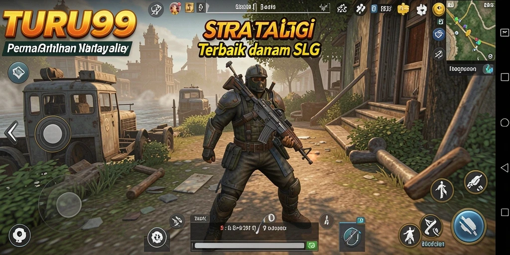 Tampilan penuh aksi dalam dunia SLG TURU99.