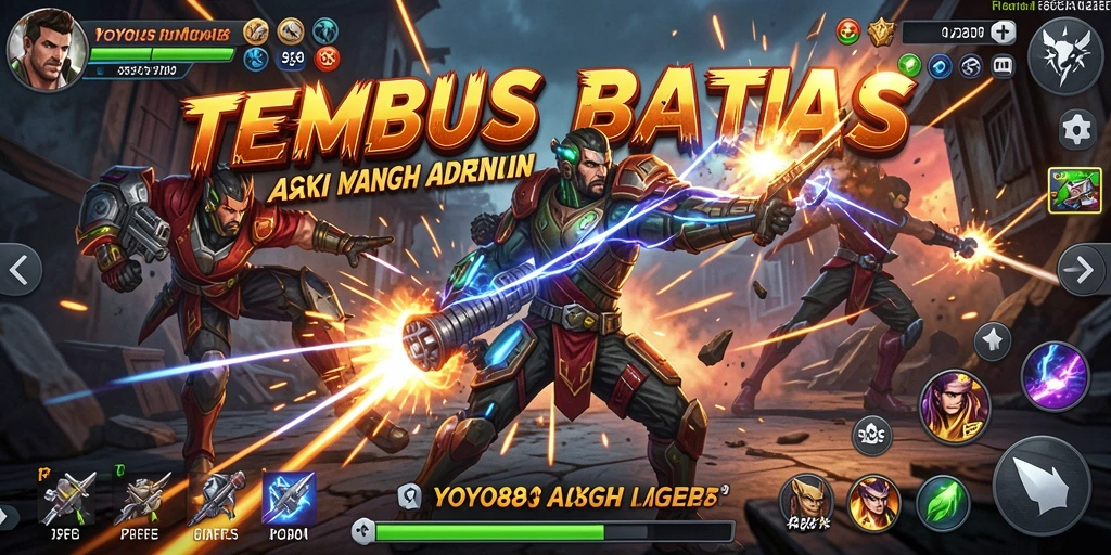 Tampilan seru dari gameplay penuh aksi di YOYO88.